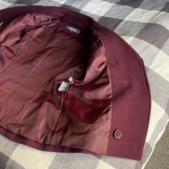 Kenneth Cole Reaction Wool Peacoat - Picture 6 of 8